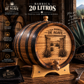Barrica de 20 litros personalizable con válvula de madera
