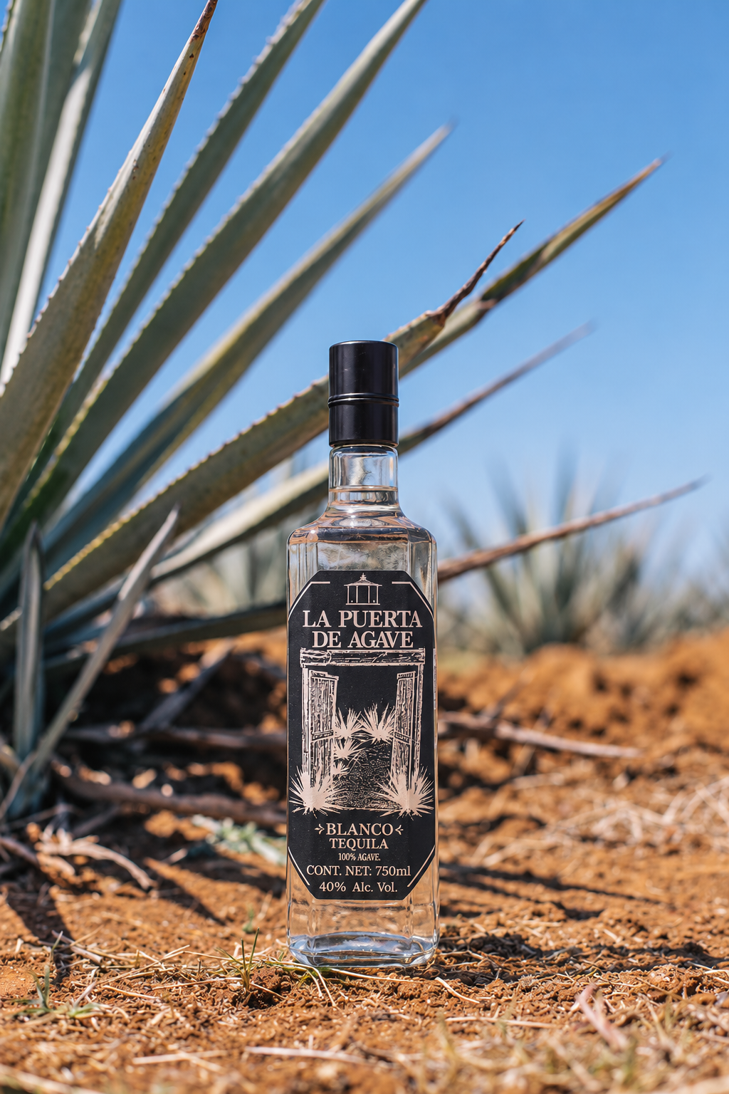 Puerta de Agave Blanco